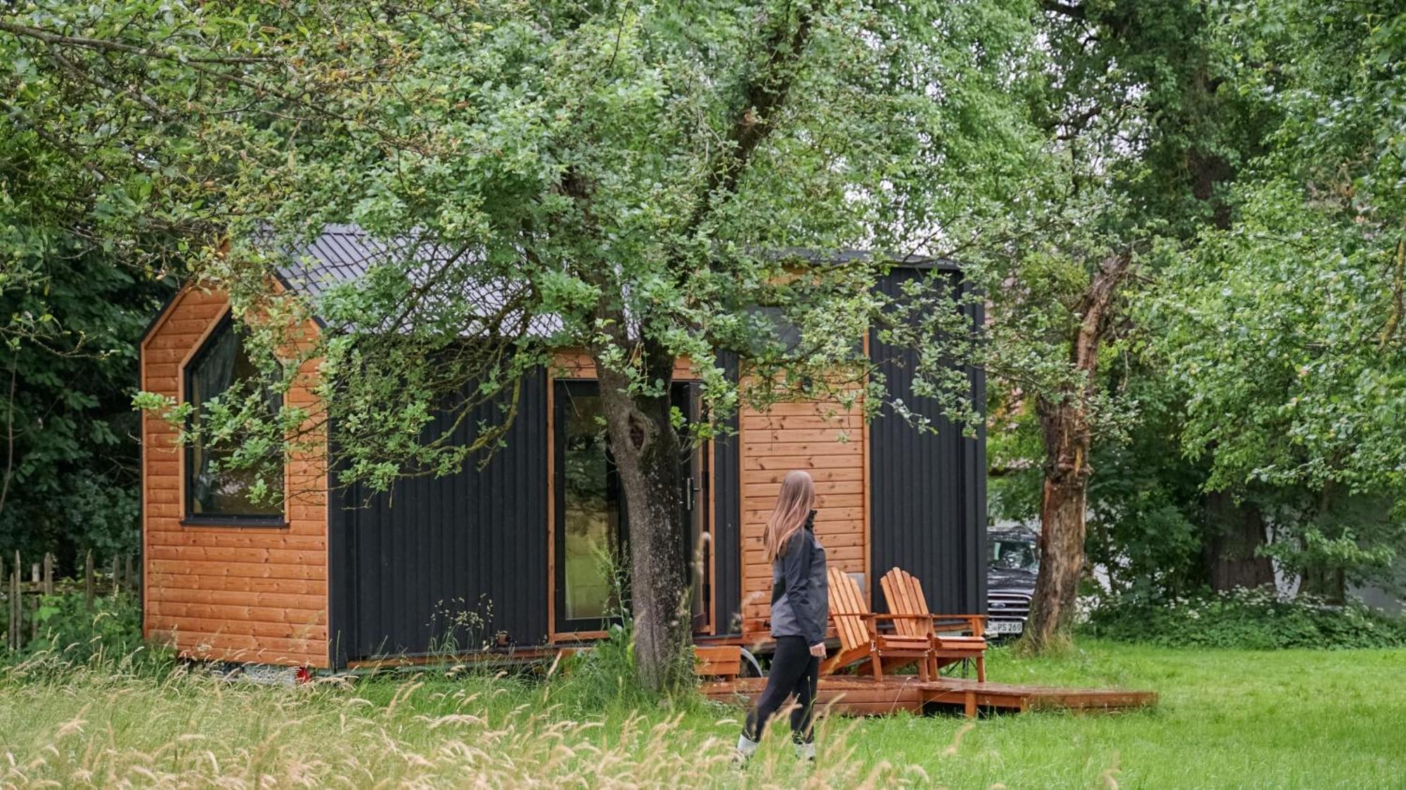 Lisi Grun Tiny House By Tiny Away Villa Sattledt Exterior photo